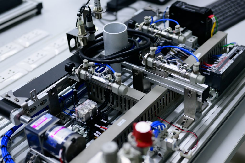 Robot operating system at manufacturing automation and robotics academy, Technology and innovation concept